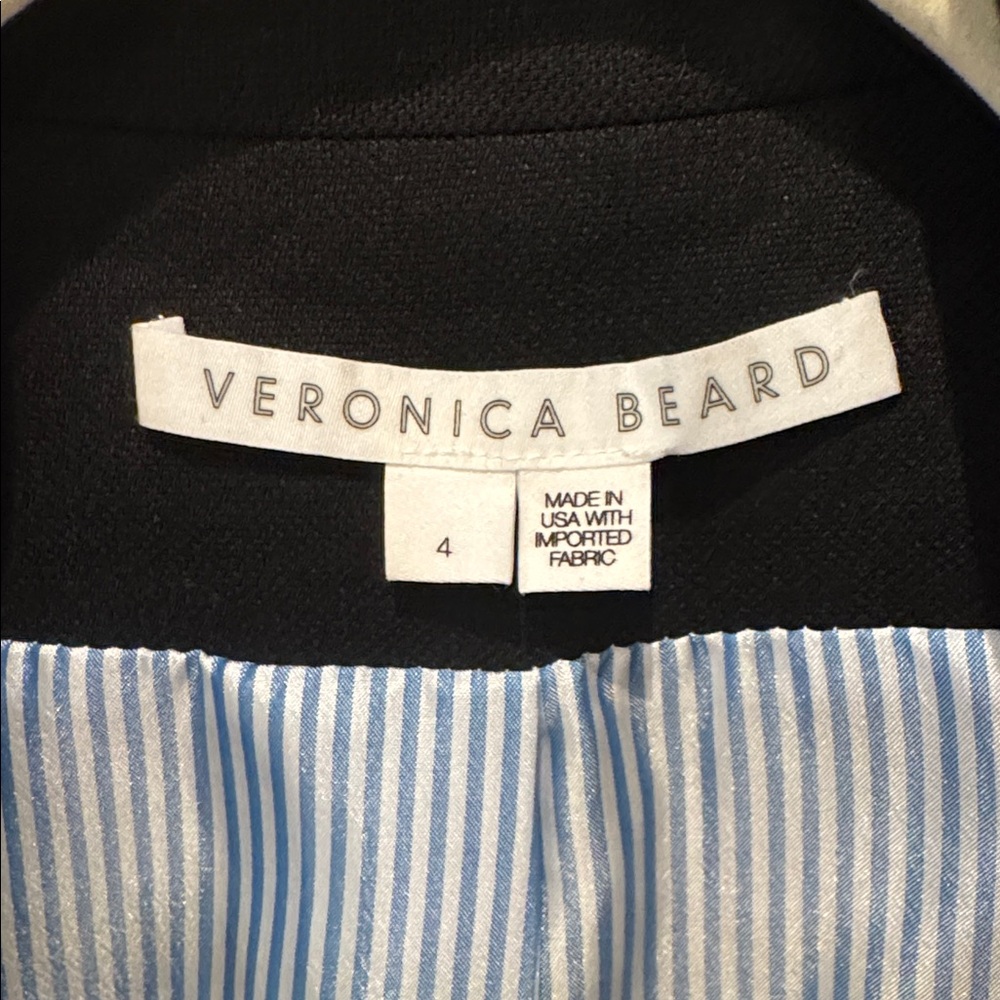 VERONICA BEARD Annabella Crop Linen Jacket size 4 - Picture 7 of 10